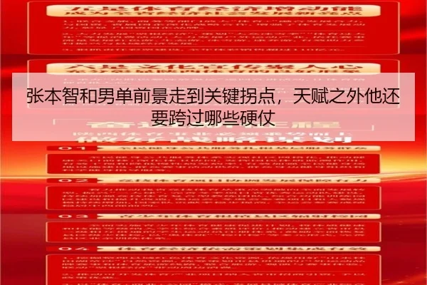 张本智和男单前景走到关键拐点，天赋之外他还要跨过哪些硬仗